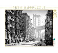 Puzzle · New York d'antan : Les Rues Pike et Henry, à Manhattan, 1936 | Des immeubles d'habitation surpeuplés, aux allures de refuges… · 1000 pièces · Format assemblé 64 × 48 cm · CALVENDO Puzzle
