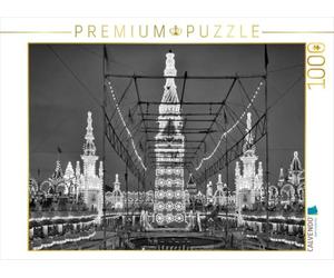 Puzzle · New York d'antan : Une soirée à Luna Park, à Coney Island, vers | 1905 · Des milliers d'ampoules illuminent les tours de palais… · 1000 pièces · Format assemblé 64 × 48 cm · CALVENDO Puzzle