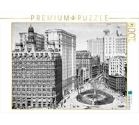 Puzzle · New York Historique : Bowling et Broadway, Manhattan, 1900 | Circuit historique dans le centre-ville, bordé de bâtiments… · 1000 pièces · Format assemblé 64 × 48 cm · CALVENDO Puzzle