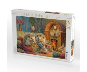 Puzzle · Niedliche Tierwohnungen | Ein gemütliches Igelheim · 1000 pièces · Format assemblé 64 × 48 cm · CALVENDO Puzzle