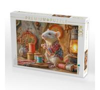 Puzzle · Niedliche Tierwohnungen | Eine fleißige Maus · 1000 pièces · Format assemblé 64 × 48 cm · CALVENDO Puzzle