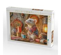Puzzle · Niedliche Tierwohnungen | Eine fleißige Maus · 2000 pièces · Format assemblé 90 × 67 cm · CALVENDO Puzzle