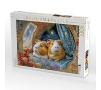 Puzzle · Niedliche Tierwohnungen | Kuschliges Meerschweinchenzimmer · 1000 pièces · Format assemblé 64 × 48 cm · CALVENDO Puzzle