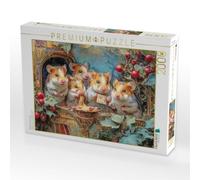 Puzzle · Niedliche Tierwohnungen | Verfressene Hamster · 2000 pièces · Format assemblé 90 × 67 cm · CALVENDO Puzzle