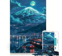 Puzzle Night Mountain 1000 pièces pour Adolescents, Jeu d'entraînement cérébral, Loisir Facile, Assemblage d'image, Cadeau élégant (50x75cm)