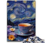 Puzzle Night Sky Coffee 1000 pièces pour Adultes et Adolescents, pour Un Moment de détente à la Maison Chaque pièce est Unique - Jeu Familial Stimulant (38 x 26 cm)