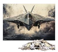 Puzzle Nighthawk F117A 1000 pièces pour Adultes, Puzzles en Bois, Jeux en Famille, Puzzles 1000 pièces (75 x 50 cm)