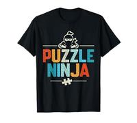 Puzzle Ninja Amusant Jeu de société rétro pour Les Amateurs de Puzzle T-Shirt
