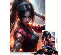 Puzzle Ninja Girl 1000 pièces pour Adultes, Jeu de logique et de Stimulation, Amusant à Partager, Bords de qualité supérieure, Cadeau élégant (38x26cm)
