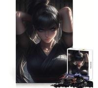 Puzzle Ninja Girl Kunoichi Focus 1000 pièces pour Adultes, défi cérébral, Jeu d'intérieur, découpe précise, œuvre d'art (50x75cm)