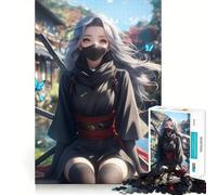 Puzzle Ninja Girl Serenity 1000 pièces pour Adultes, Jeu Intelligent et Amusant à Assembler Ensemble, Cadeau saisonnier (50x75cm)