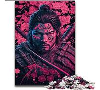 Puzzle Ninja Japonais 1000 pièces pour Adultes et Adolescents, Jouets éducatifs, Jeux Anti-Stress, Cadeaux d'anniversaire Uniques (50x75cm)