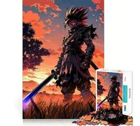 Puzzle Ninja Samurai pour Adultes 1000 pièces Jeu de réflexion Cadeau Découpe de Haute précision Activité relaxante en Groupe à l'intérieur (50x75cm)