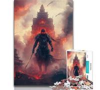 Puzzle Ninja Warrior 1000 pièces pour Adultes, idéal comme Cadeau Stimule Le Cerveau Jouets addictifs pour cultiver la Patience Excellent Cadeau 38x26cm