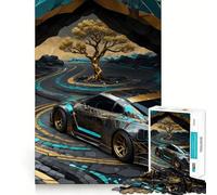 Puzzle Nissan GTR Skyline 1000 pièces pour Adultes, défi cérébral, Jeu d'intérieur, découpe précise, œuvre d'art (38x52cm)