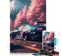 Puzzle Nissan S Silvia Sakura 1000 pièces pour Adultes pour Les Jeux de réflexion et de Loisirs Qualité supérieure Joli présent (38x26cm)
