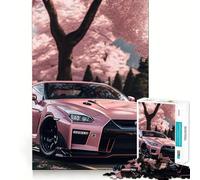Puzzle Nissan Silvia Sakura 1000 pièces pour Adolescents, Puzzle Stimulant et apaisant, Cadeau de qualité supérieure (38x26cm)