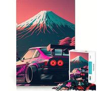 Puzzle Nissan Silvia Sakura 1000 pièces pour Adultes, Jeu de logique et de Stimulation, Amusant à Partager, Finition Premium, Cadeau élégant (50x75cm)