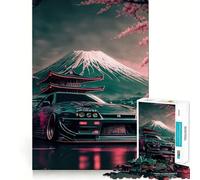 Puzzle Nissan Silvia Sakura pour Adultes, 1000 pièces, Puzzle Relaxant et apaisant, Cadeau de Noël (38x26cm)