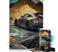 Puzzle Nissan Skyline GTR R pour Adolescents, 1000 pièces, renforce Les Souvenirs, Passe des Moments paisibles, qualité supérieure, Cadeau Classique (38x26cm)