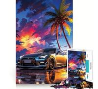 Puzzle Nissan Skyline GTR R pour Adultes, 1000 pièces, pour renforcer la mémoire, activité à Domicile, Bords Nets, Cadeau Festif (50x75cm)