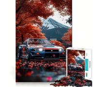 Puzzle Nissan Skyline R au Japon pour Adolescents, 1000 pièces, Jeu intellectuel, Divertissement d'intérieur, découpe de qualité, Cadeau créatif (38x26cm)
