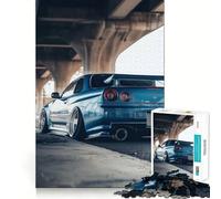 Puzzle Nissan Skyline R pour Adultes, 1000 pièces, pour renforcer la mémoire, Passe-Temps à la Maison, Bords Nets, Cadeau élégant (50x75cm)