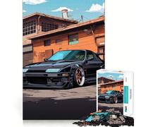 Puzzle Nissan SX Vector Vibes Hard pour Adultes, 1000 pièces, Puzzle Facile à Assembler, Cadeau Artistique (38x52cm)