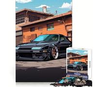 Puzzle Nissan SX Vector Vibes Hard pour Adultes, 1000 pièces, Puzzle Facile à Assembler, Cadeau Artistique (38x52cm)