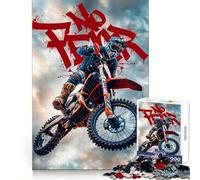 Puzzle No Fear Motocross pour Adolescents, 1000 pièces, Stimulation de la mémoire, Jeu d'intérieur, Image à Assembler, Cadeau de Noël (38x52cm)