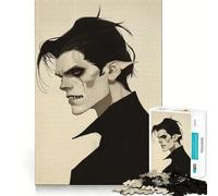 Puzzle Nocturne Revenant 1000 pièces pour Adultes Développe la mémoire Loisirs Doux Découpe Ferme pour Les fêtes (50x75cm)