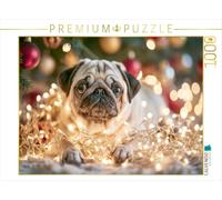 Puzzle · Noël, C'est l'amour à Quatre Pattes | 1000 pièces · Format assemblé 64 × 48 cm · CALVENDO Puzzle