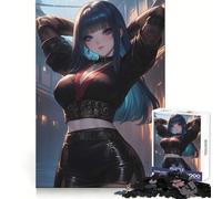 Puzzle Noir Assassin 1000 pièces pour Adolescents, Jeu de logique Clair, léger et Relaxant, découpe Parfaite, (50x75cm)