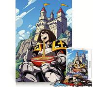 Puzzle Noodle Knight 1000 pièces pour Adolescents Détente et Relaxation Cadeau Artistique aux découpes nettes (50x75cm)