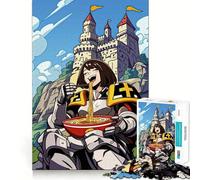 Puzzle Noodle Knight 1000 pièces pour Adolescents, Stimulant la réflexion, Joie familiale, Bords précis, Cadeau mémorable (38x26cm)