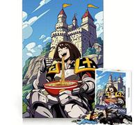 Puzzle Noodle Knight 1000 pièces pour Adolescents, Stimulant la réflexion, Joie familiale, Bords précis, Cadeau mémorable (38x26cm)
