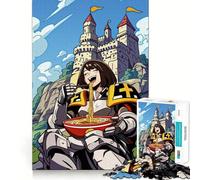 Puzzle Noodle Knight 1000 pièces pour Adultes, Jeu de réflexion et de Concentration, Loisirs à Domicile, Bords serrés, Cadeau de Noël (38x52cm)