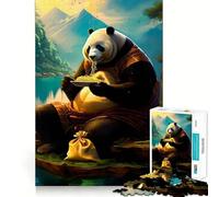 Puzzle Noodle Munch Panda 1000 pièces pour Adolescents Souvenirs, détente, Moments sereins, découpe Lisse, Cadeau élégant (38x26cm)