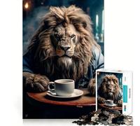 Puzzle Not Without My Coffee 1000 pièces pour Adultes, Jeu de réflexion et de Concentration, Loisirs à Domicile, pour Les vœux du Père Noël (50x75cm)