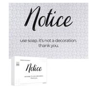 Puzzle Notice pour Adultes, 300 PCS