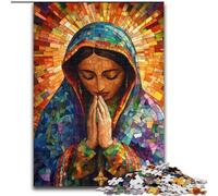 Puzzle Notre-Dame de Guadalupe en prière pour Adultes et Adolescents, Un défi Difficile à Offrir en Cadeau à Toute la Famille (26x38cm)