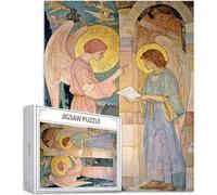 Puzzle Notre Dame Puzzle 100 Pieces Adultes Ange 35x25cm Puzzles Adultes 100 Pièces Jeu éducatif défi Joue Art Puzzles Classiques pour Décoration de la Maison - Jigsaw Familial Parfait pour Les D-896