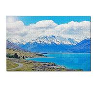 Puzzle Nouvelle-Zélande 300 pièces Nouvelle-Zélande Lac Pukaki Twizel Puzzle Game Artwork Travel Souvenir 38x26CM