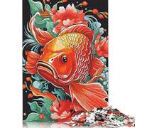 Puzzle Nuit étoilée avec Vache des Highlands pour Adultes et Adolescents, Puzzle en Bois, Casse-tête pour Adultes, 500 pièces (52 x 38 cm)