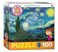 Puzzle - Nuit Étoilée De Vincent Van Gogh - 100 Pièces
