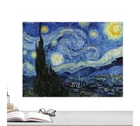 Puzzle Nuit étoilée - Matériel papier de haute qualité, reproduction artistique détaillée, grande taille 100x70 cm, puzzle créatif adultes, couples, amateurs d'art,