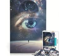 Puzzle numérique 1000 pièces Worlds Eye View pour Adolescents Jeux Amusants entraînement du Cerveau et de la dextérité idéal pour décorer Un Bureau 38x52cm
