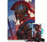 Puzzle numérique de 1000 pièces représentant Un Guerrier Spartiate, Un Jeu Stimulant pour Les Adolescents, idéal pour Une activité à la Maison ou comme Cadeau Original et touchant 38x26cm