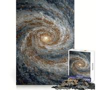 Puzzle numérique Galaxie tourbillonnante 1000 pièces pour Adolescents, idéal pour stimuler la mémoire, activité à la Maison, Cadeau Parfait 38x26cm