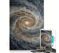 Puzzle numérique Galaxie tourbillonnante de 1000 pièces pour Adolescents, idéal pour développer la mémoire et se détendre Bords Nets Cadeau de Noël 38x52cm